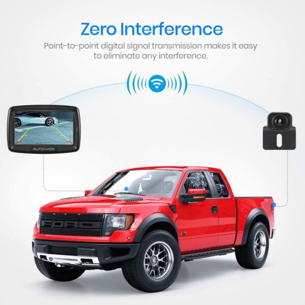 ⁦AUTO-VOX CS-2 Wireless Backup Camera Kit⁩ - الصورة ⁦2⁩