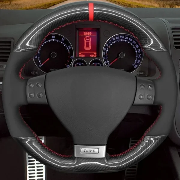 ⁦عجلة القيادة سيارة لفولكس واجن جولف 5 Mk5 GTI VW Golf 5 R32 Passat R GT 2005⁩ - الصورة ⁦2⁩
