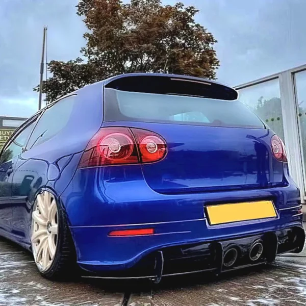 ⁦لسيارة VW Golf MK5 R32 المصد الخلفي الناشر المفسد الشفاه حامي الفاصل طقم الجسم الملحقات-L48A⁩ - الصورة ⁦5⁩