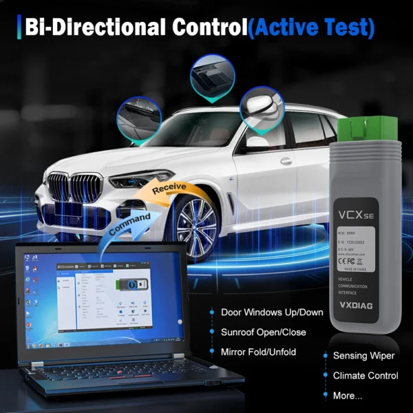 ⁦VXDIAG VCX SE لسيارات BMW اكسسوارات OBD2 رمز الماسح الآلي ICOM A2 A3 ECU برمجة سيارة أداة تشخيصية لسيارات BMW ICOM التالي⁩ - الصورة ⁦6⁩