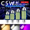 12 فولت Led الضوء الداخلي للسيارة led 31 مللي متر 36 مللي متر 39 مللي متر 41 مللي متر اكليل c5w c10w لمبة الضوء الداخلي لسقف السيارة القراءة مصباح الجليد الأزرق